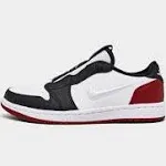 Women's Air Jordan 1 Retro Low Slip - White/White-Gym-Red-Black