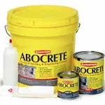 Abocrete - Light Gray, Small Kit With Sand Self-Leveling Epoxy Concrete Patching/Resurfacing Compound