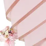 20 Sheet Flower Wrapping Paper - Waterproof Floral Bouquet Wrapping Paper, Florist Supplies Packaging Paper for Wedding Birthday Gift DIY (Pink)