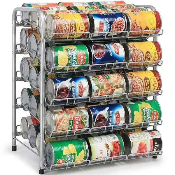 Rice rat Can Organizer for Pantry, Can Rack Can Storage Dispenser for Canned Food (5 tiers)