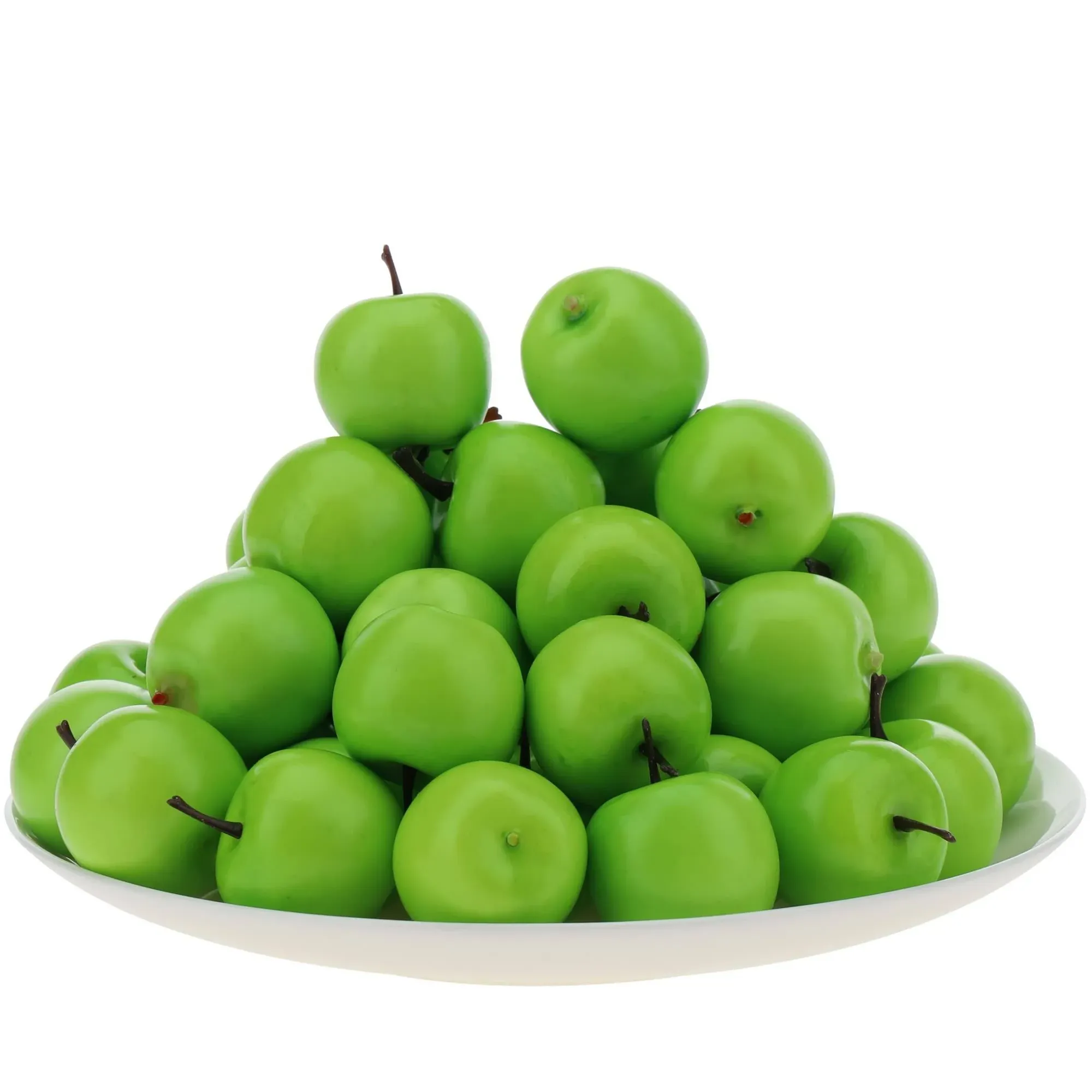 Gresorth 30pcs Mini Artificial Green Apple Decoration Fake Fruit Home Party ...