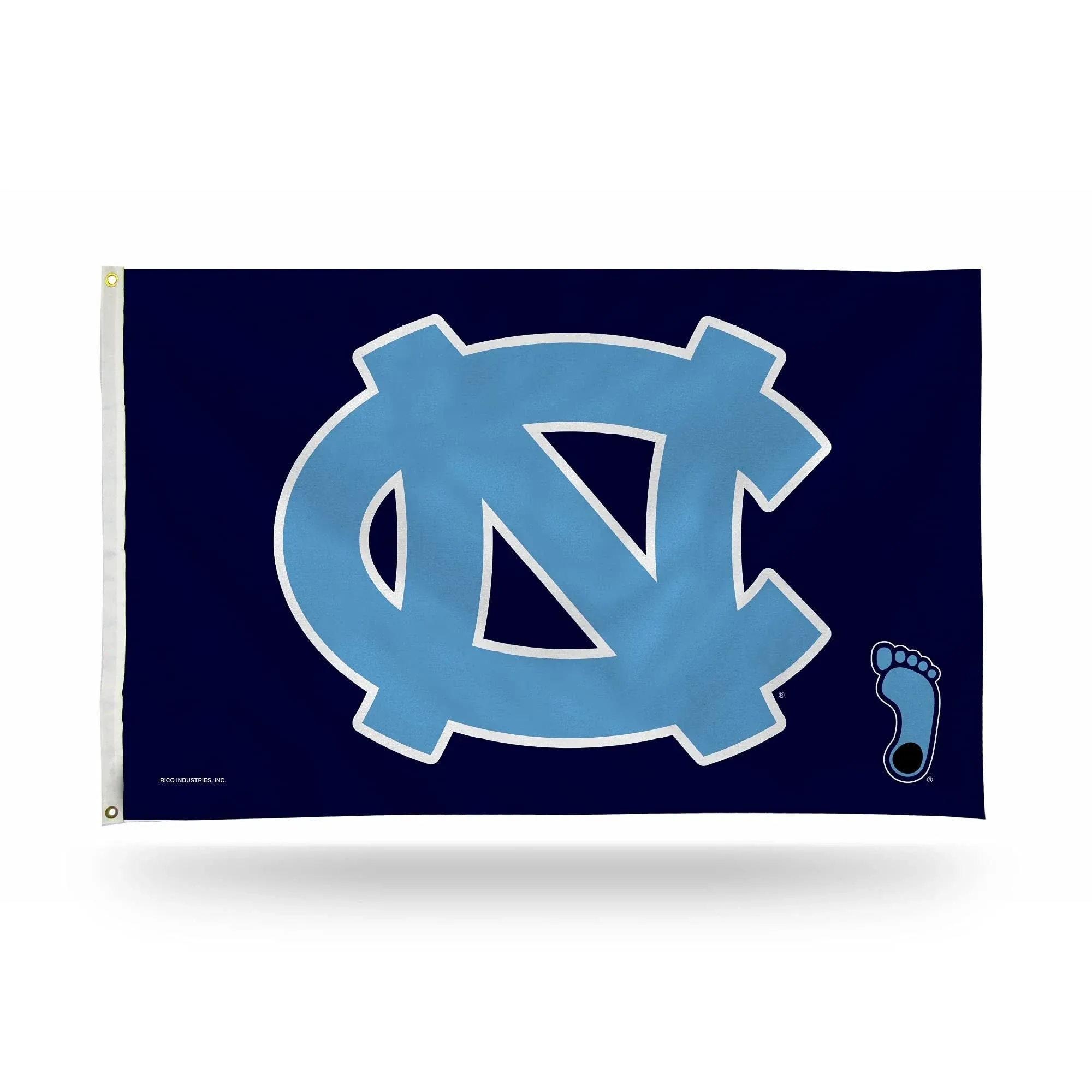 North Carolina Tarheels Flag 3 x 5 Foot Flag Primary Carolina Blue Logo