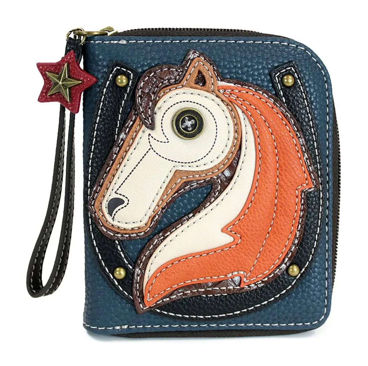 Charming Chala Magestic Horse Purse Wallet Credit Cards Coins Wristlet