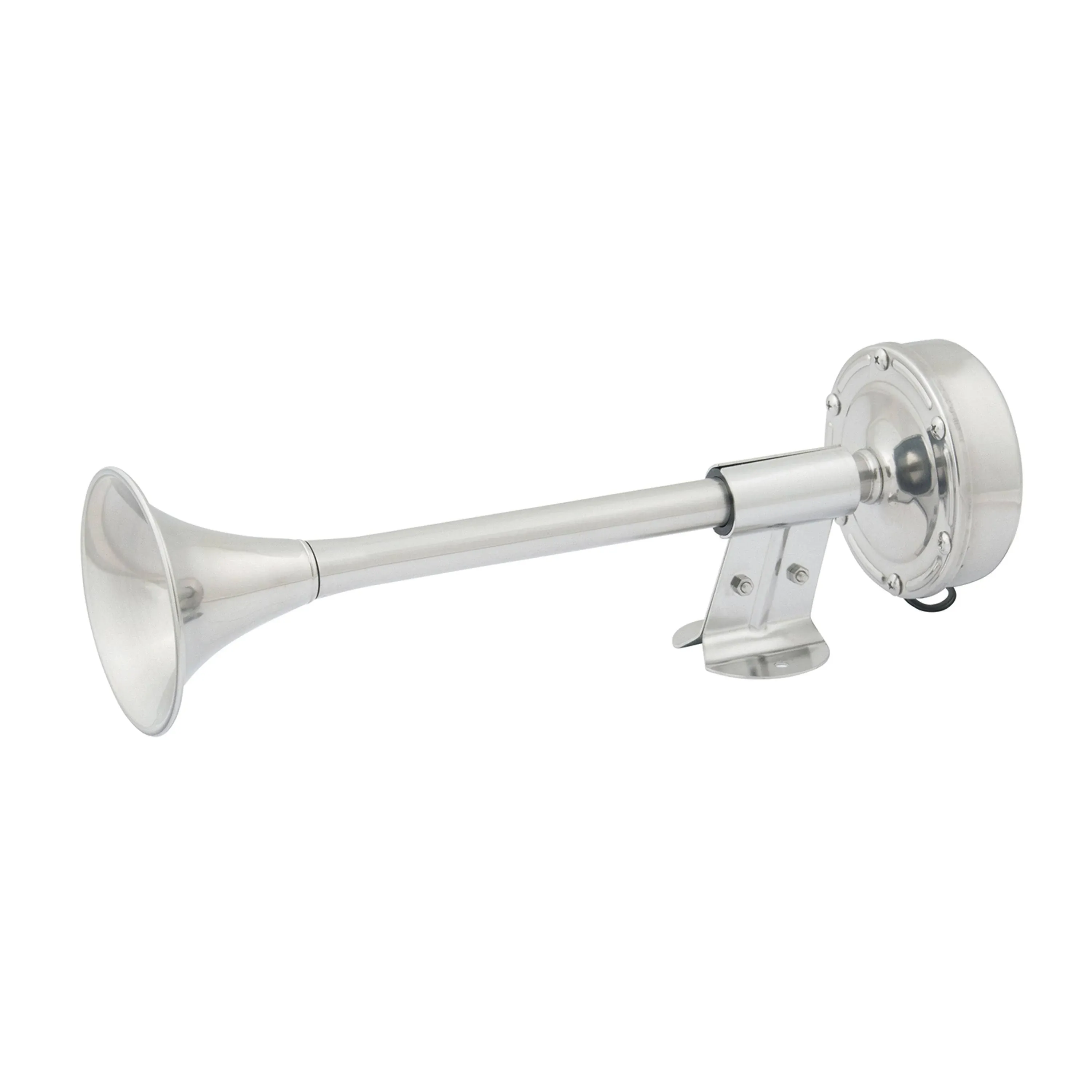 MARINCO Compact Single Trumpet Electric Horn 12V Stainless Steel 10010