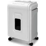 Aurora High-Security 8-Sheet Micro-Cut Paper, CD/DVD and Credit Card Shredder - White/ Gray