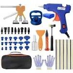 Car Dent Puller Kit - Adjustable & Paintless Dent Repair Kit, Mini Dent & Deep Dent Remover Tool for Car & Ding Hail Dent