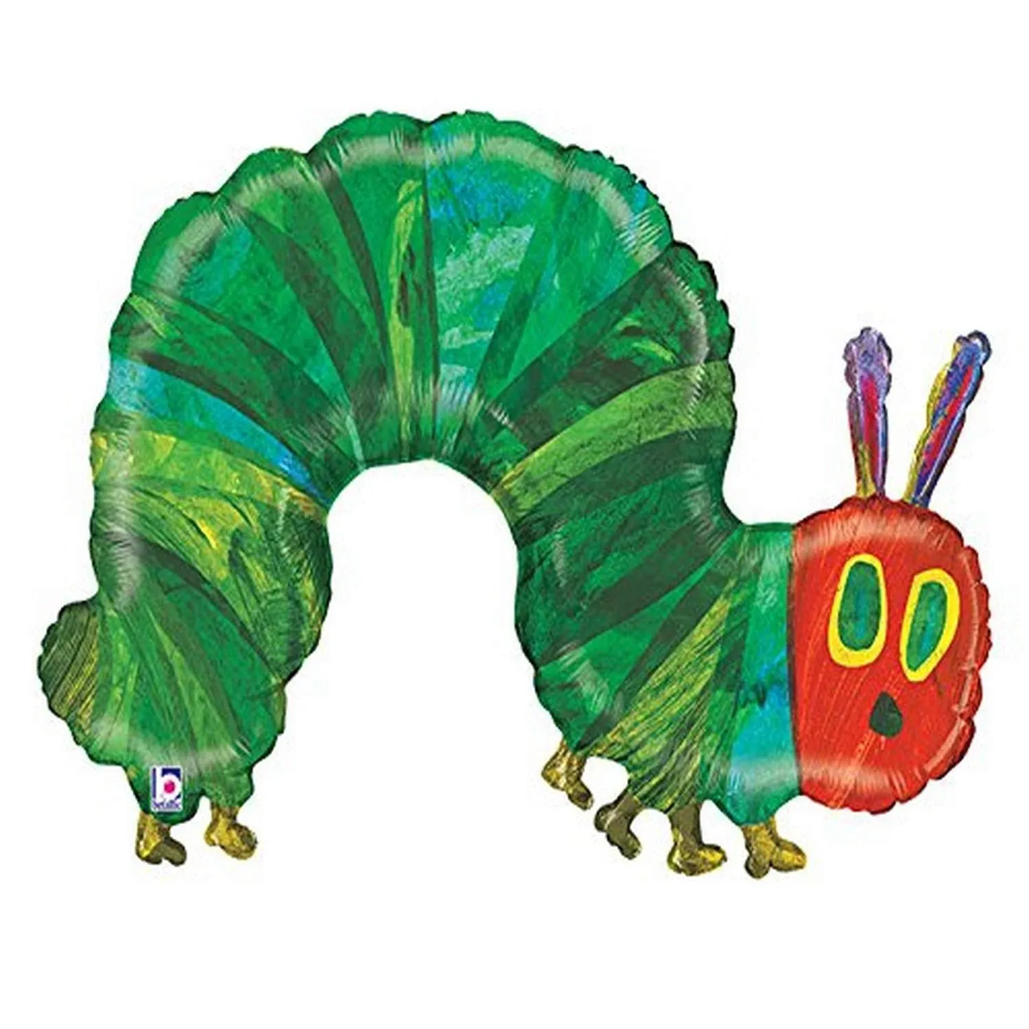 Set of 2 The Very Hungry Caterpillar Eric Carle Jumbo 43" Foil Party Balloons