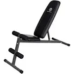 Marcy Utility Flat Weight Bench, Black