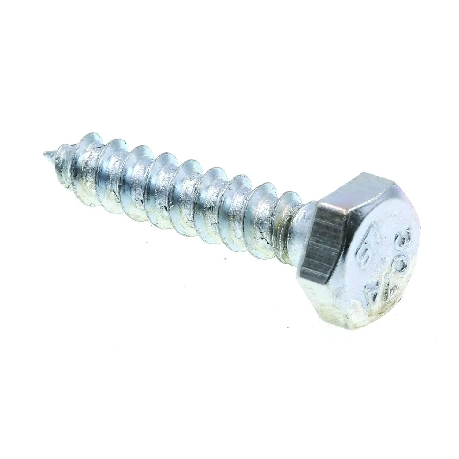 Prime-Line 9054907 Hex Lag Screws, 1/4 In. X 1-1/4 In., A307 Grade A Zinc Plated Steel (100 Pack)