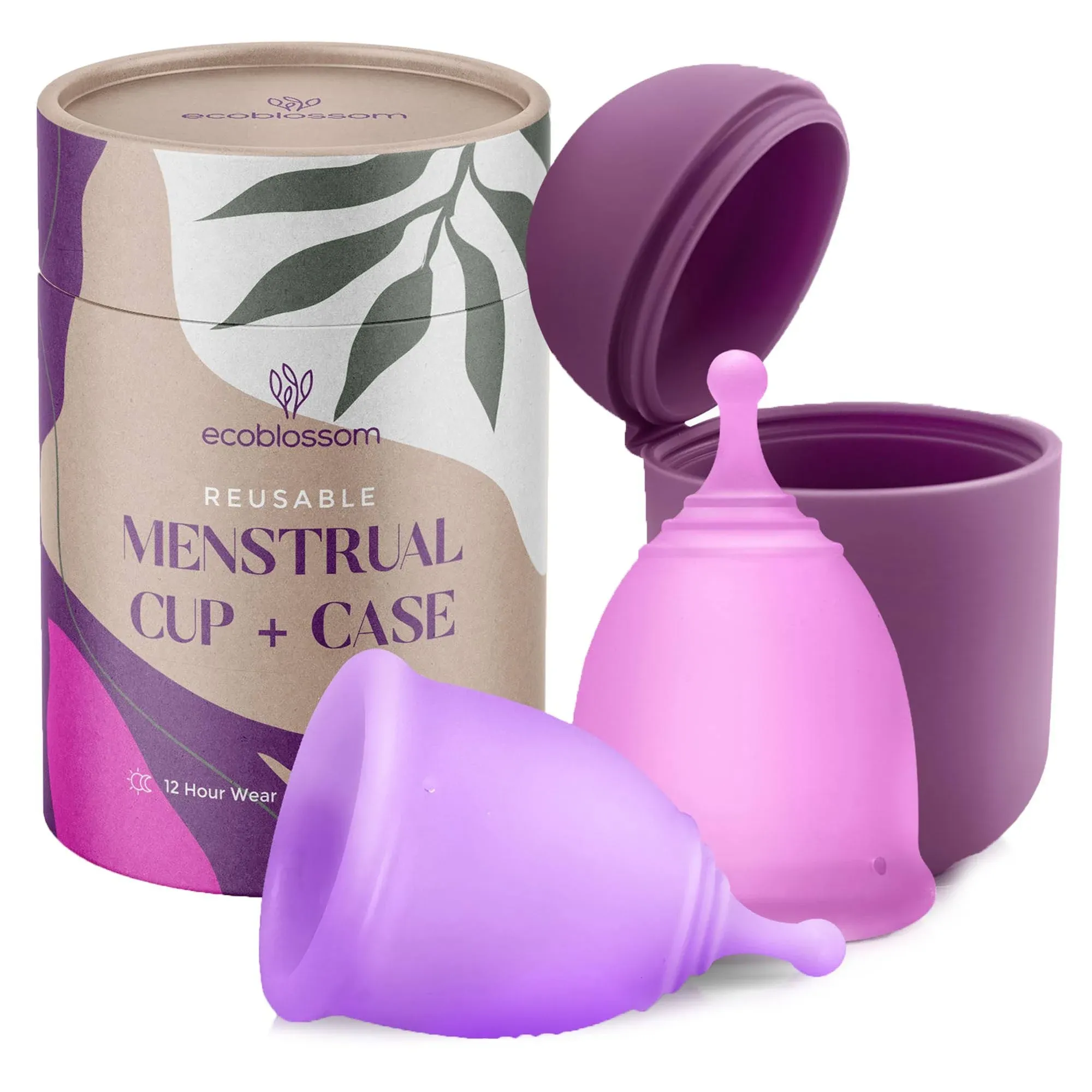 Ecoblossom Reusable Menstrual Cup and Case - The Most Reliable Medical Grade ...