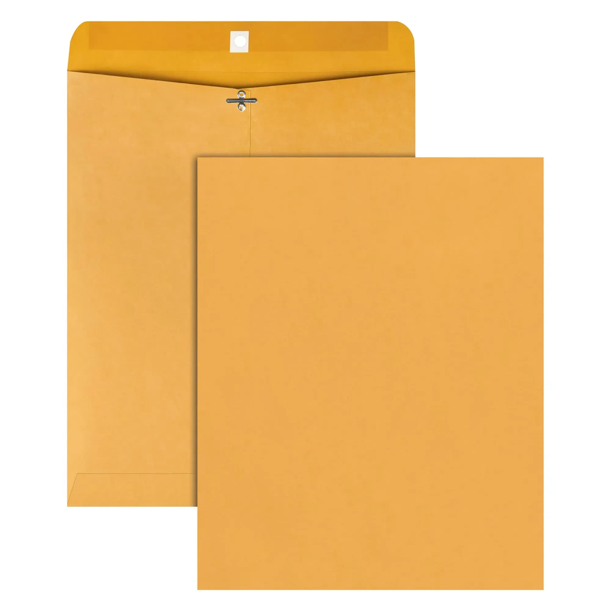 Office Depot Clasp Envelopes 9" x 12" Brown Box of 100