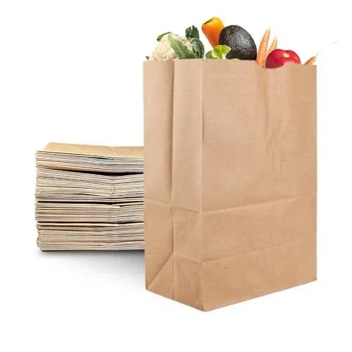 PrimeSaver Large Paper Grocery Bags