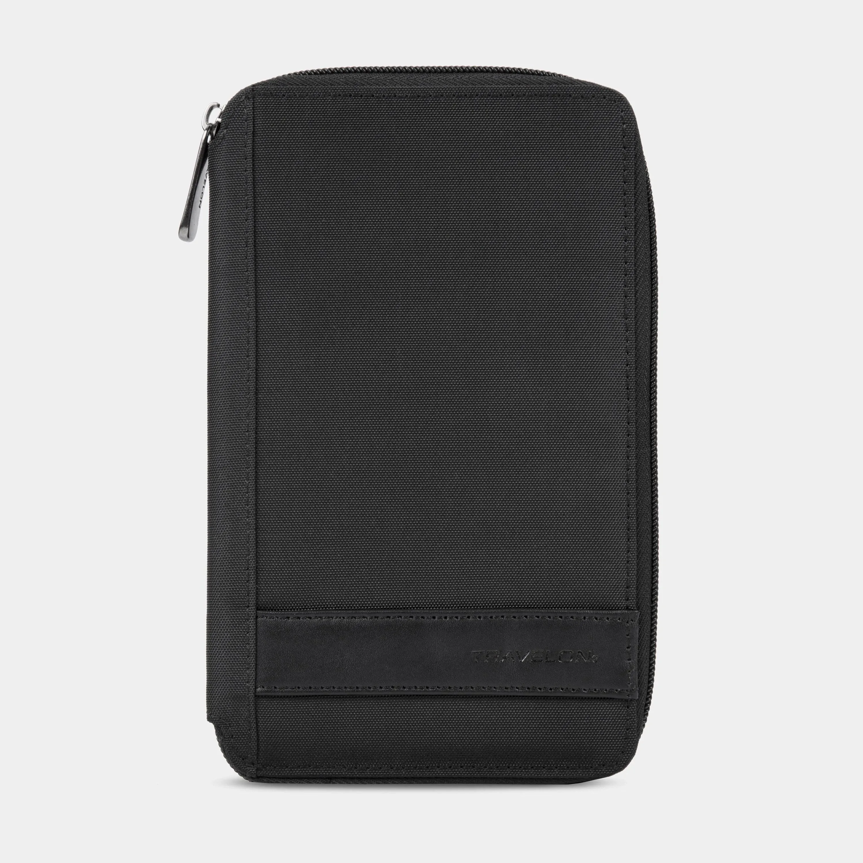 Travelon RFID Blocking Multi-Passport Holder, Slate, 7.75 x 5 x .75