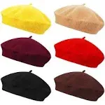 6 pack bundle of berets