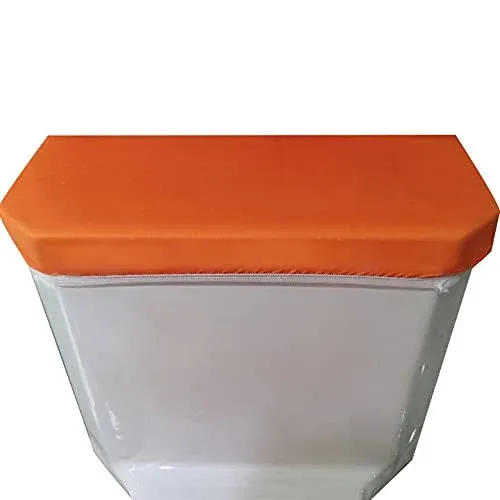 Toilet Tank Lid Cover Fabric Cover for A Lid Toilet Tank Orang