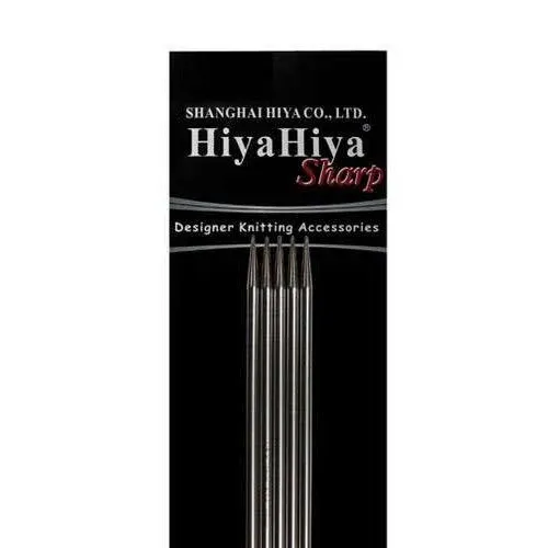 HiyaHiya Double Point 6 inch (15cm) Sharp Steel Knitting Needles (Set of 5) Size US 1.5 (2.5mm) HISSTDP6-1.5