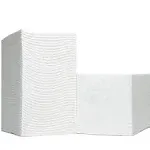 500-Pack Embossed 1/4 Fold Bar Cocktail Beverage Napkins, White, 1-Ply 9&#034; x 9&#034;