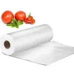 Plastic Produce Bag Roll 12 X 16 Inch Vegetable Food Bread And Grocery Clear Bag