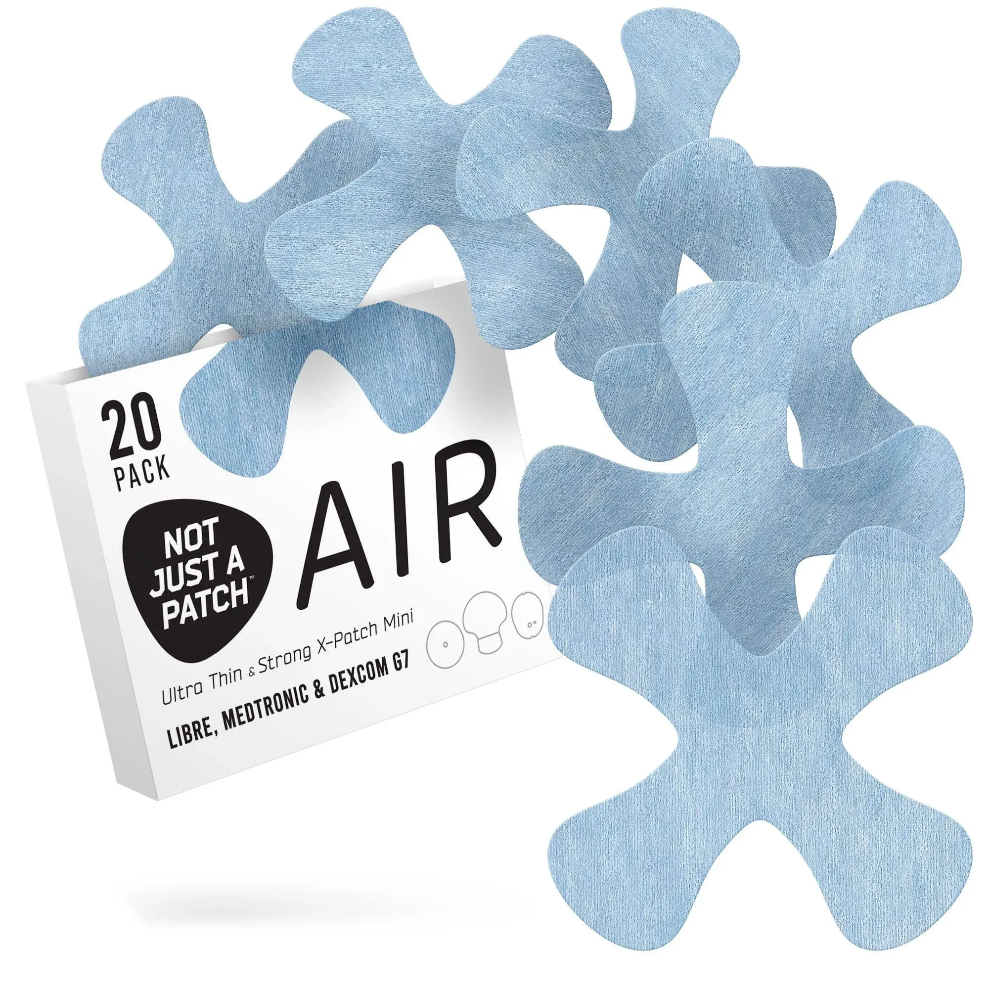 Not Just A Patch X-Mini Air CGM Patches for Dexcom G7 Glucose Monitor Patches CGM ...