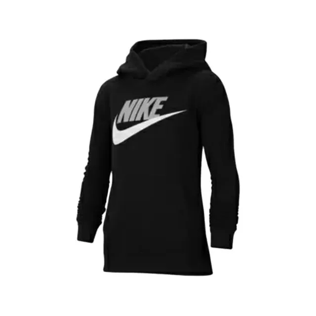 Shop Nike Kids' Sportswear Club Fleece Hoodie In Black