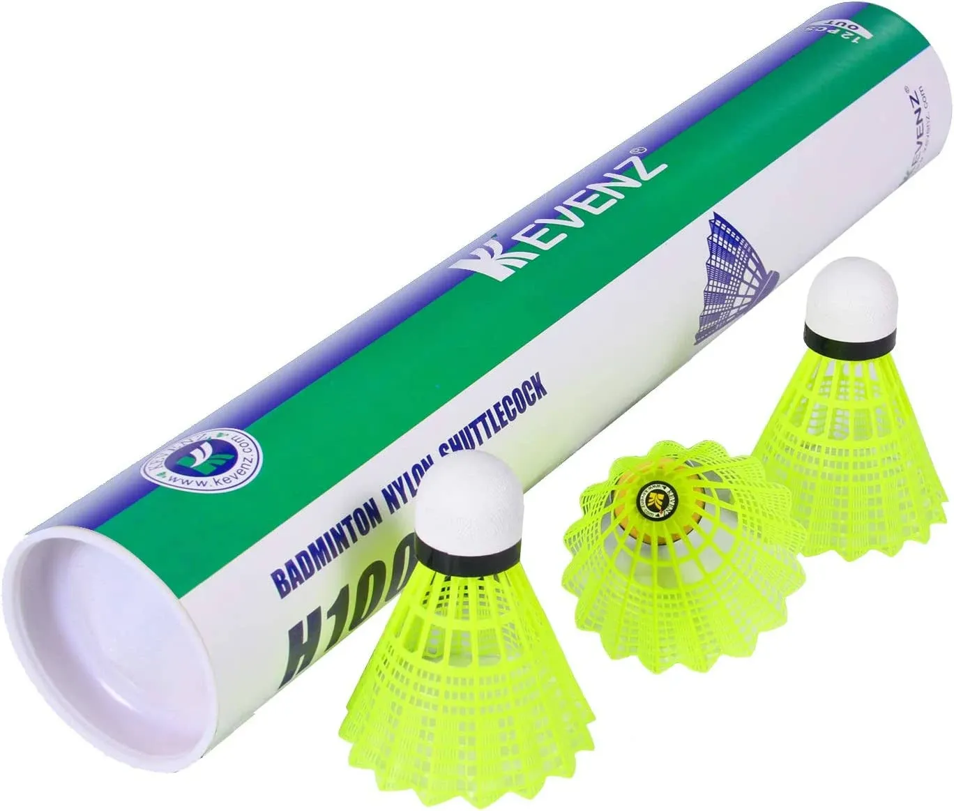 KEVENZ Goose Feather Badminton Shuttlecocks with Great Stability and Durability, High Speed Badminton Birdies