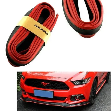 Front Bumper Lip Spoiler Wing Body Kit Spolitter Protect Trim for Dodge Charger