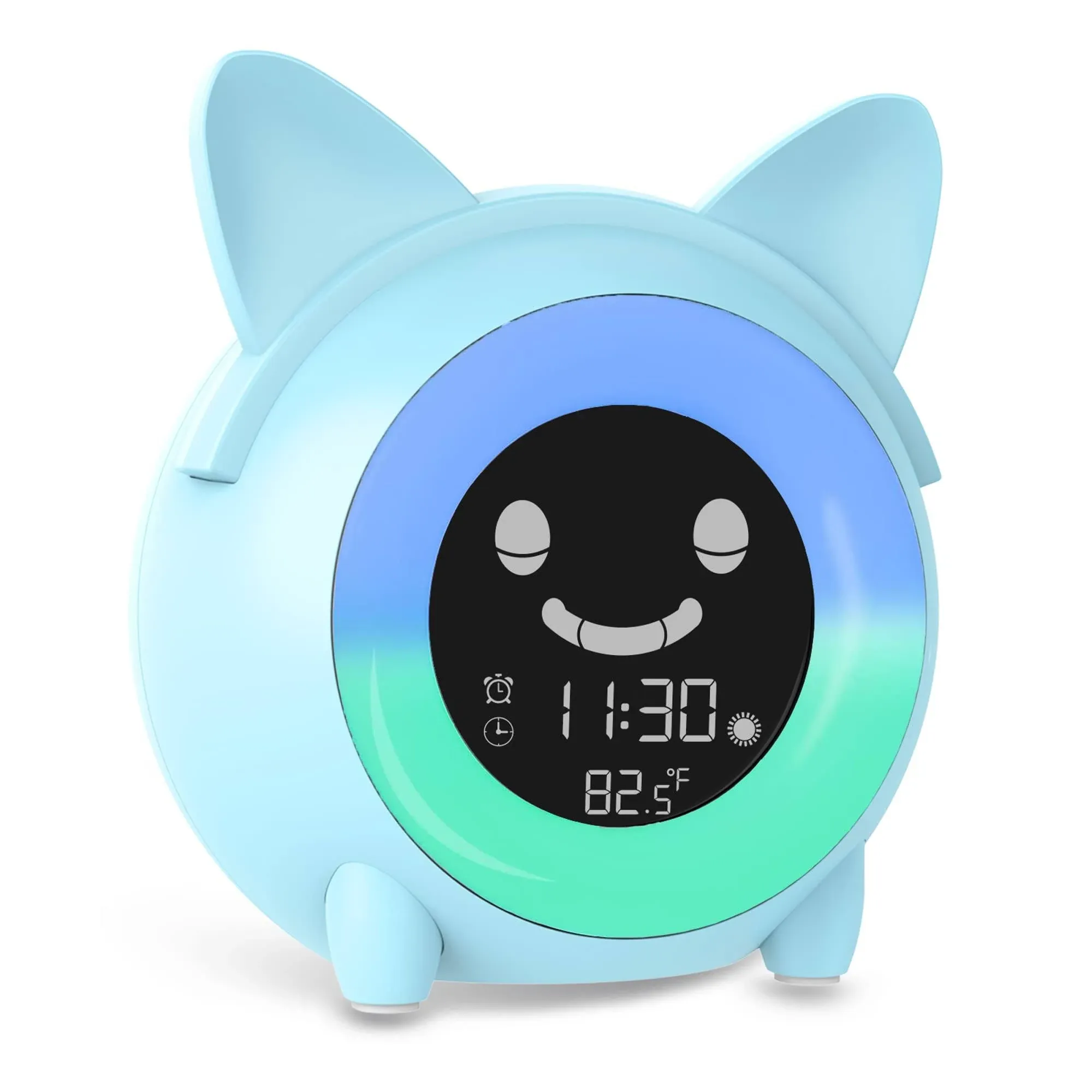 Kids Alarm Clock Toddler Alarm Clock Cute Children&#039;s Trainer Clock with Night...