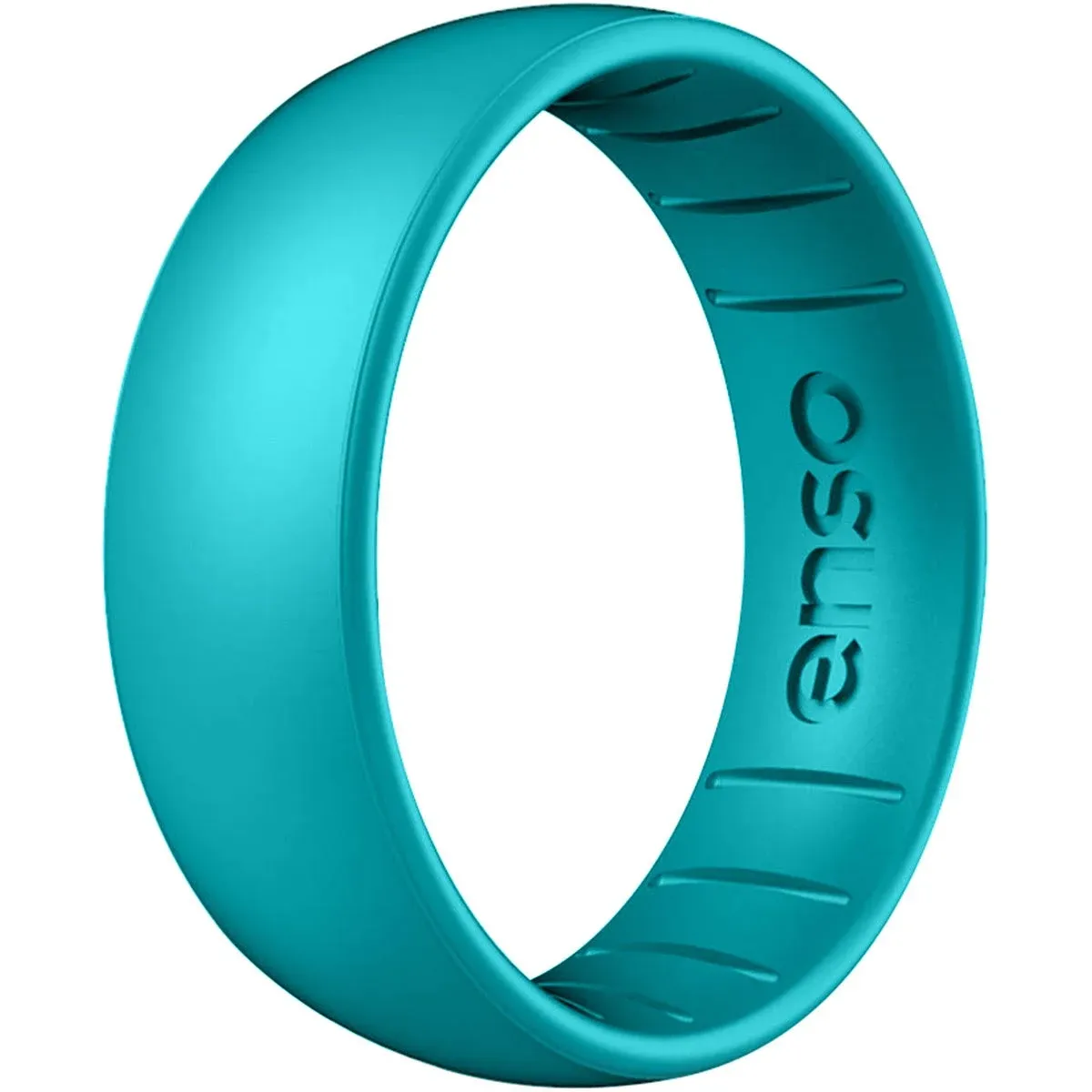 Enso Rings Halo Elements Silicone Ring – Stackable Wedding Engagement Band – Thin Minimalist Band – 2.54mm Wide, 1.5mm Thick