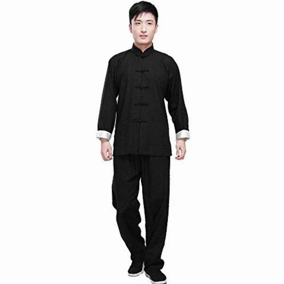 ZooBoo Kung Fu Uniform Clothing Chinese Traditional Qi Gong Martial Arts Wing Chun Shaolin Tai Chi Taekwondo Training Cloths Apparel Clothing Pants