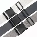 One K 2pcs Topper/Memory Foam Mattress Packing Straps for Moving or Storage (60" x 2", Dark Grey)