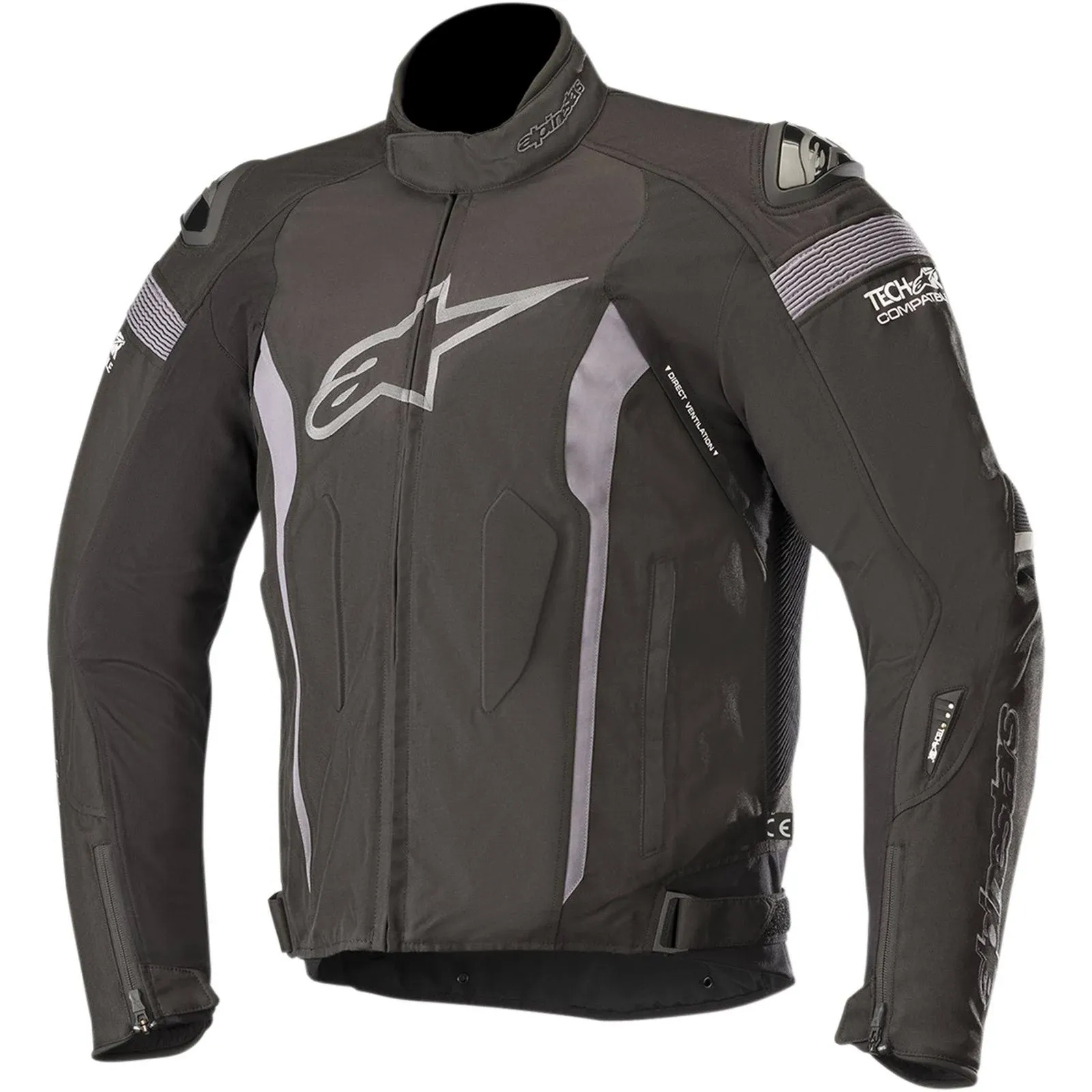 Alpinestars T-MISSILE Drystar Textile Jacket Tech-Air Compatible (Blk/Blk) MD