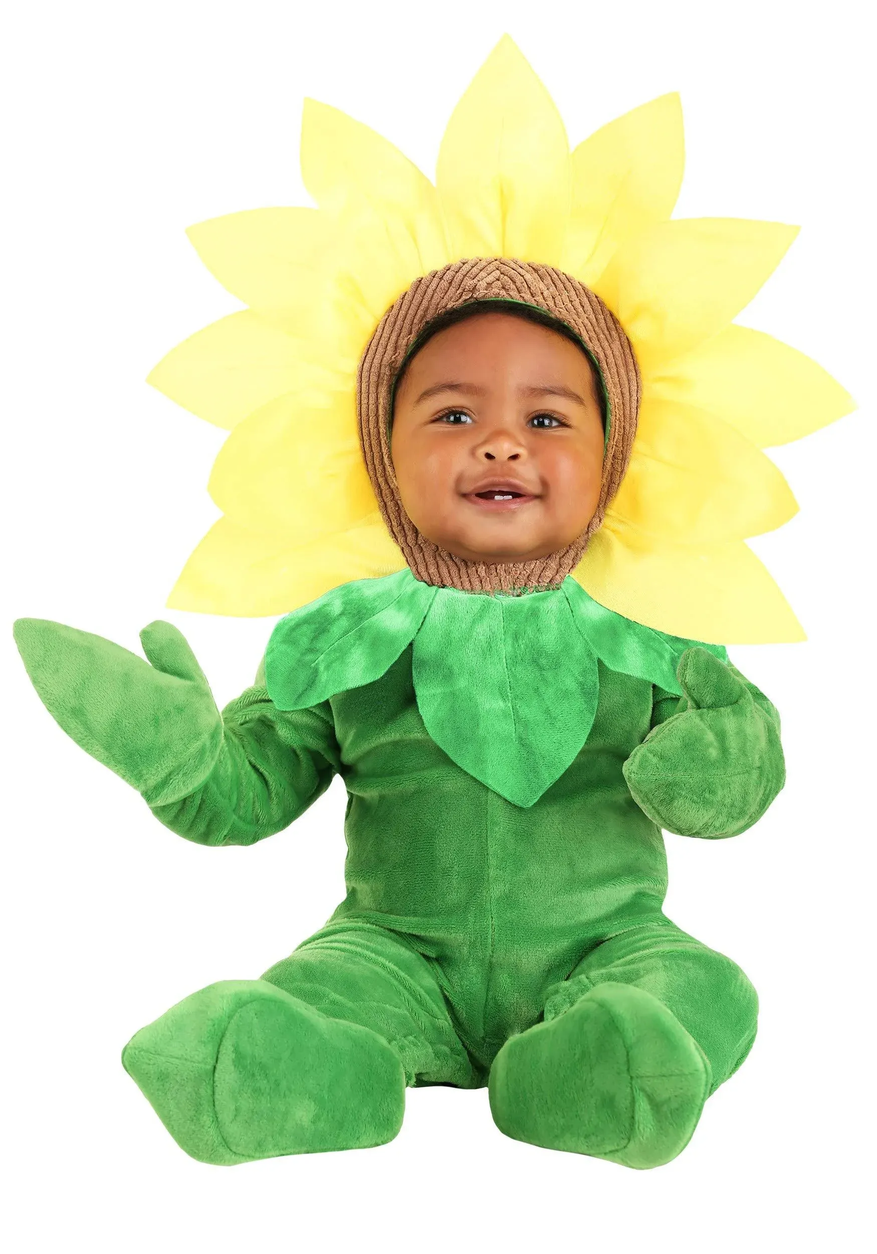 Flower Infant Costume | Kids | unisex | Yellow/Green | 9/12mo | Fun Costumes