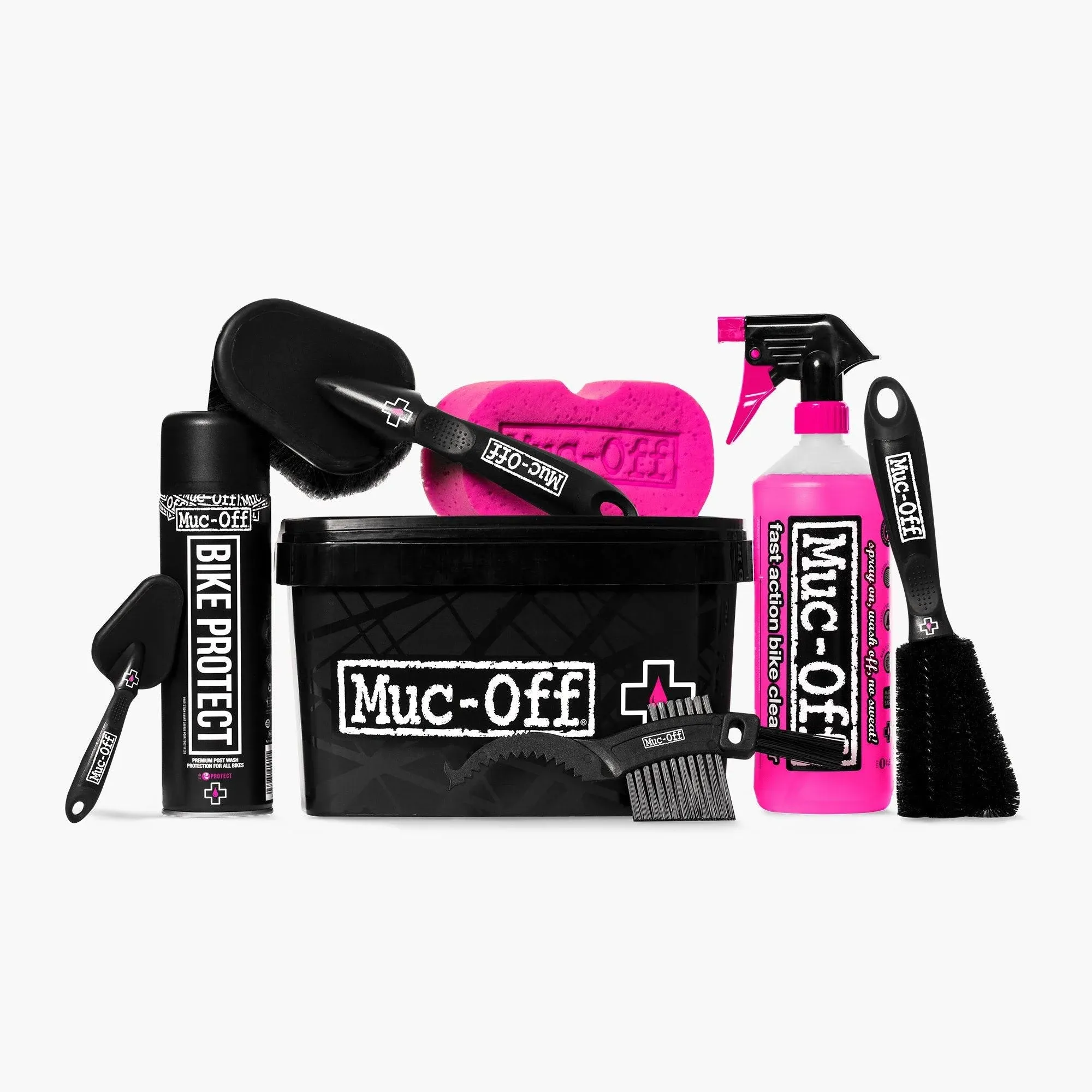 Muc Off - 250US 8 in 1 Bicycle Cleaning Kit , Black  Ultimate Gift Biodegradable