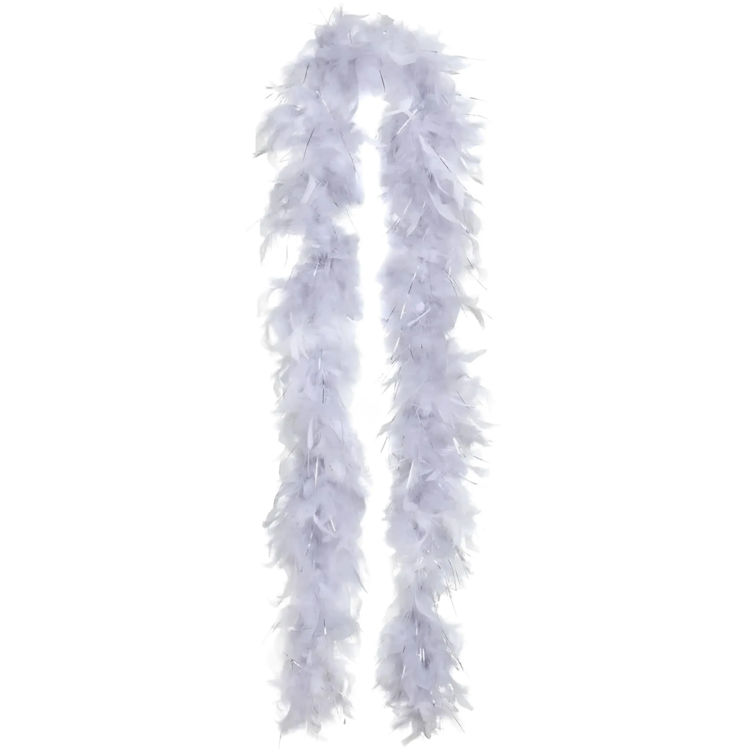 Silver Feather Boa