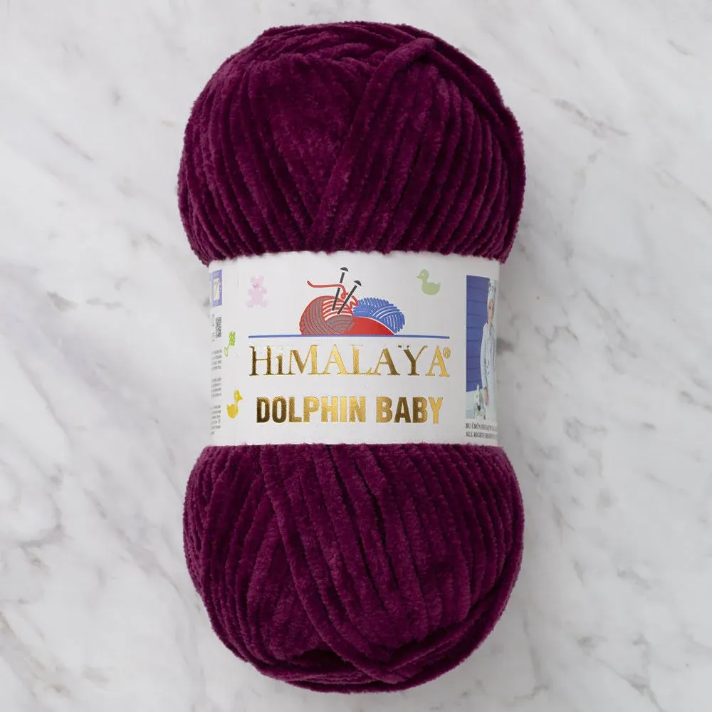 Himalaya Dolphin Baby Chenille Yarn, Purple - 80338