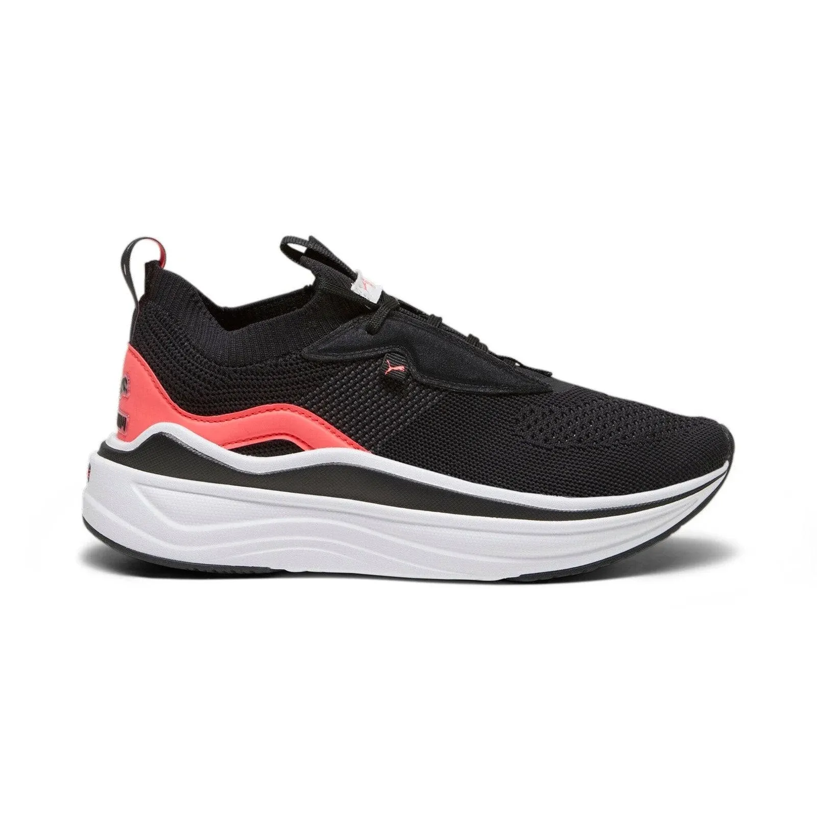 Puma Softride Stakd 37882702 Womens Black Canvas Athletic Running Shoes