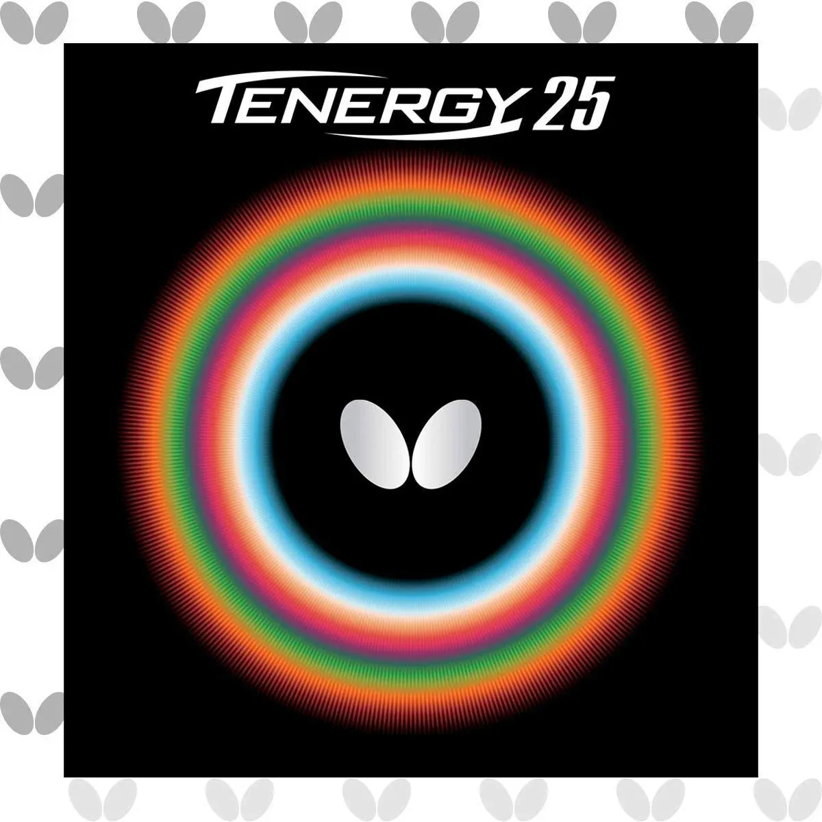 Butterfly Tenergy 25 Table Tennis Rubber Red / 1.7 mm