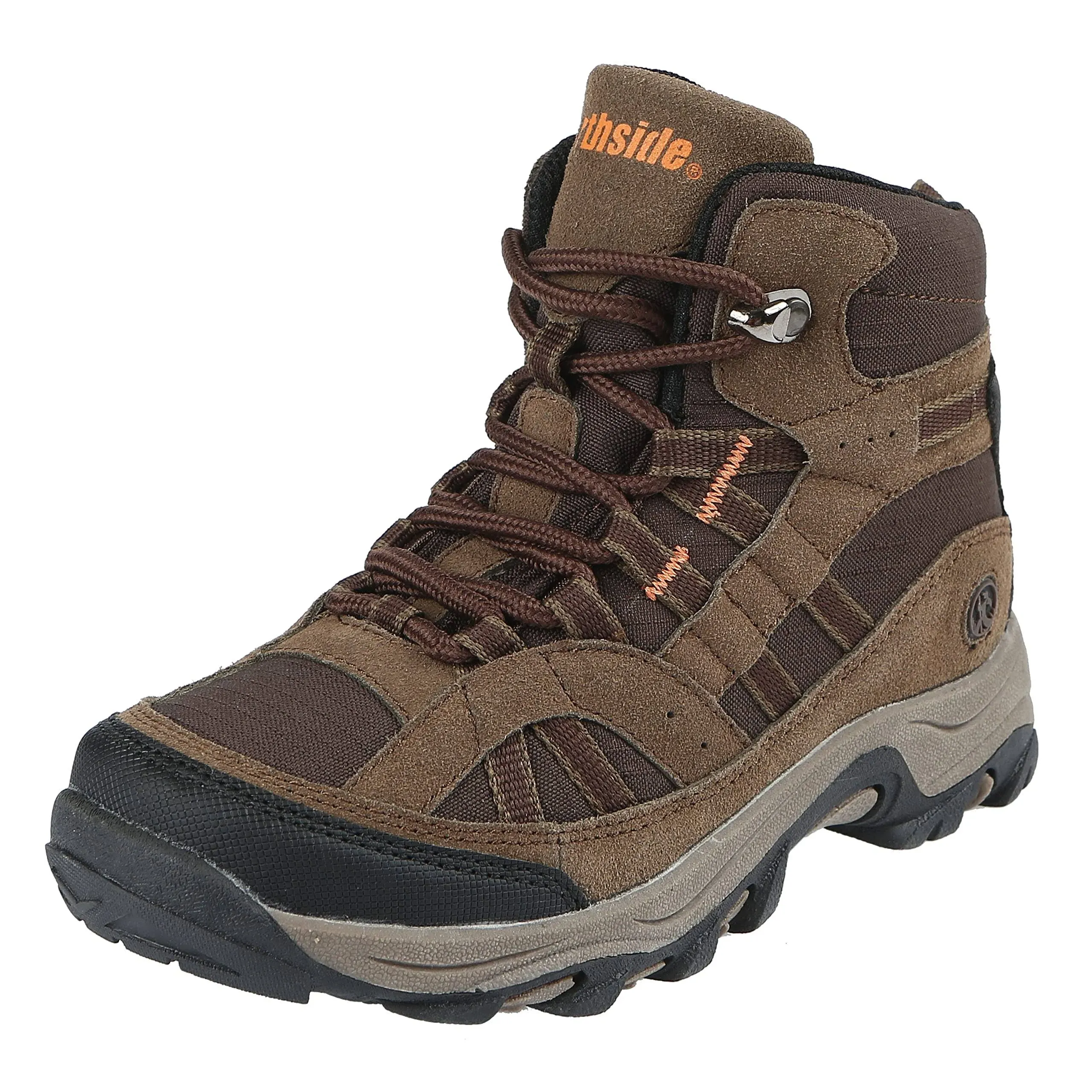 Northside Boys Rampart Mid Waterproof Trail Boots Brown 5