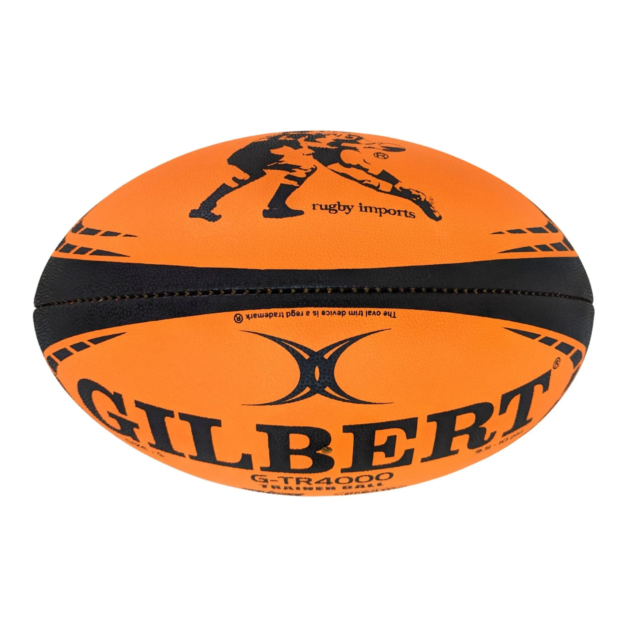 Gilbert G-TR4000 Neon Rugby Training Ball - Orange