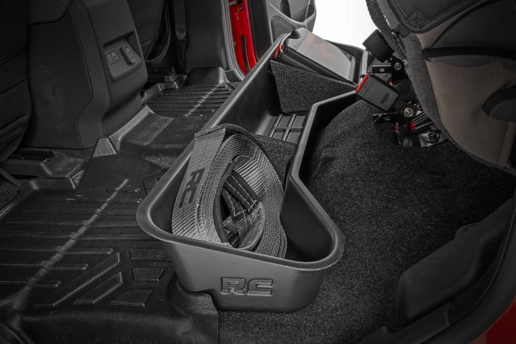 Rough Country Under Seat Storage | Crew Cab for Nissan Frontier 05-23 RC09605