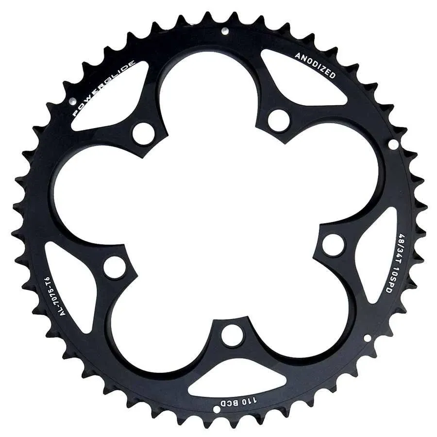 SRAM/Truvativ 48T 110mm Black Chainring for BB30 crank