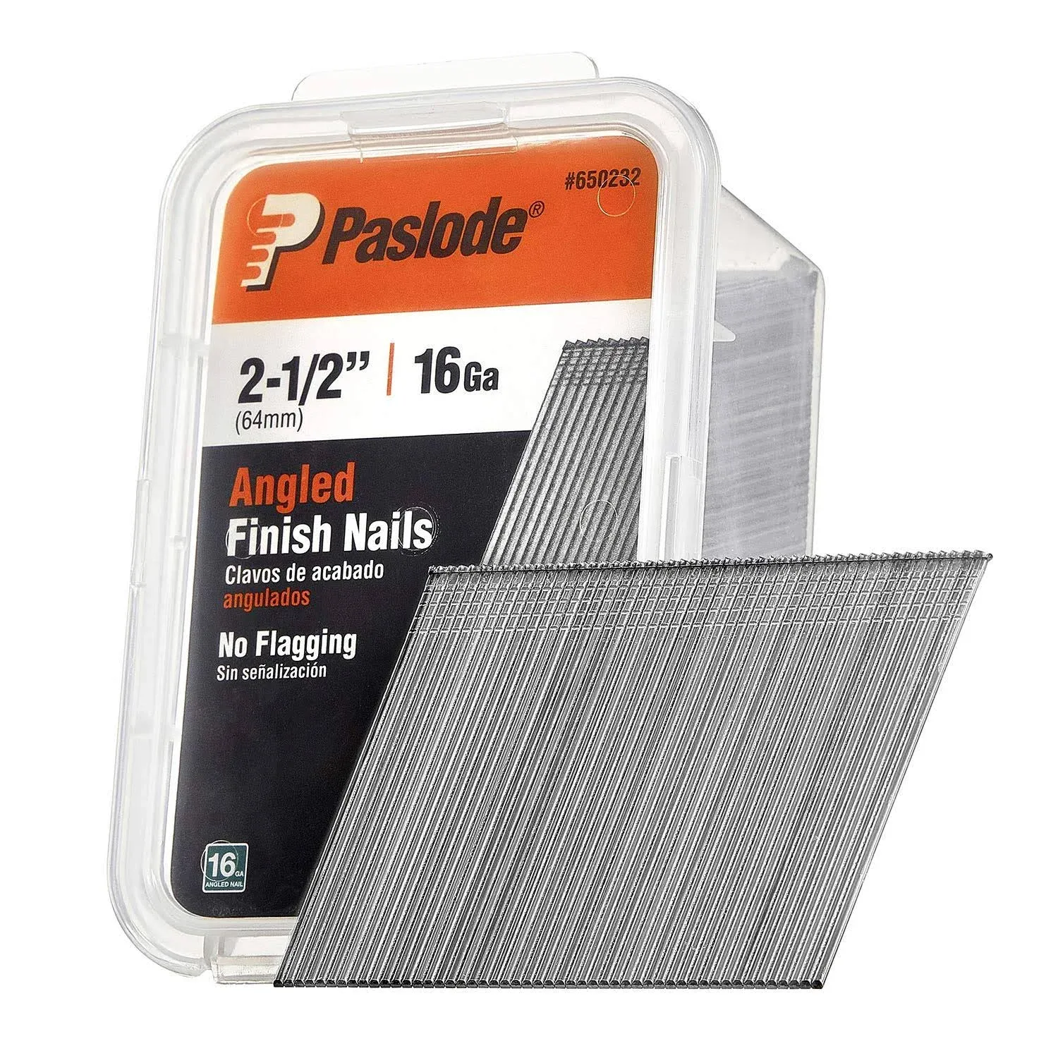 Paslode Finish Nails, Angled, Galvanized - 2000 nails