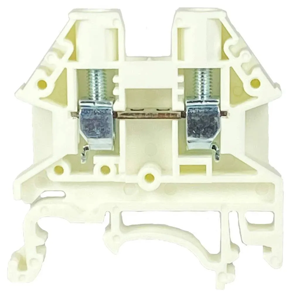 DIN Rail Terminal Blocks 100 Quantity DK4N-GN Green Dinkle 10 AWG Gauge 30A 600V