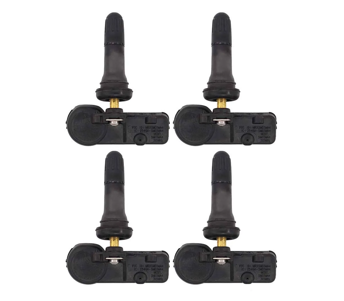 NewYall 4PCS 315MHz TPMS Tire Pressure Monitoring System Sensors for 2008-2016 Subaru Forester Outback Legacy Impreza WRX STi Tribeca XV CROS 28103AJ00A 28103SG000 28103-AG01C