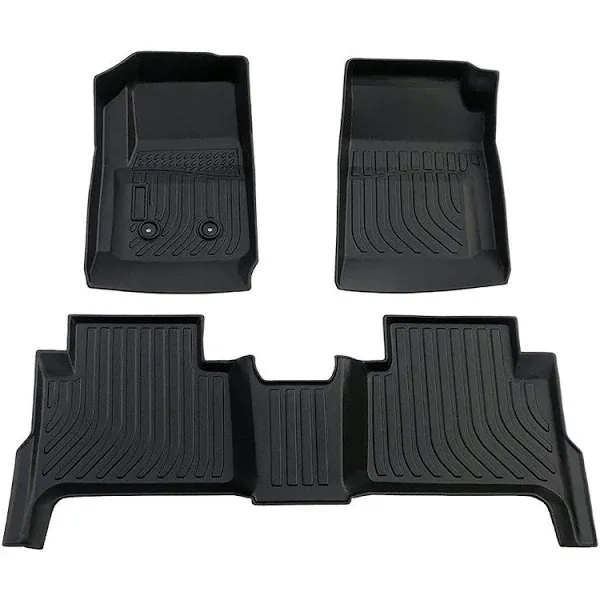 Cartist Floor Mats Custom Fit for Dodge Journey 2011-2020 Accessories All Weather Floor Liners Front & 2nd Row TPE (Not Fit 2011 Single Floor Hook)