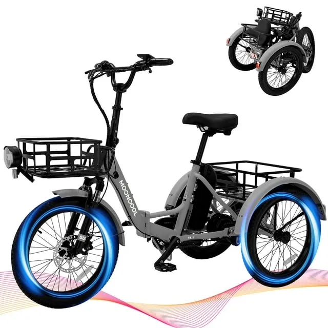 E-Trike Mooncool 3 Wheel Bike