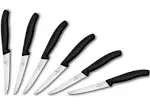 Victorinox Swiss Serrated knife set | Classic 6-Piece Steak | 4½&#034; Spear Point