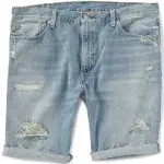 Levi&#x27;s 511 Ripped Blue Jean Shorts (W32)