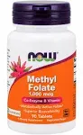 NOW Methyl Folate 1000mcg 90 Comprimidos