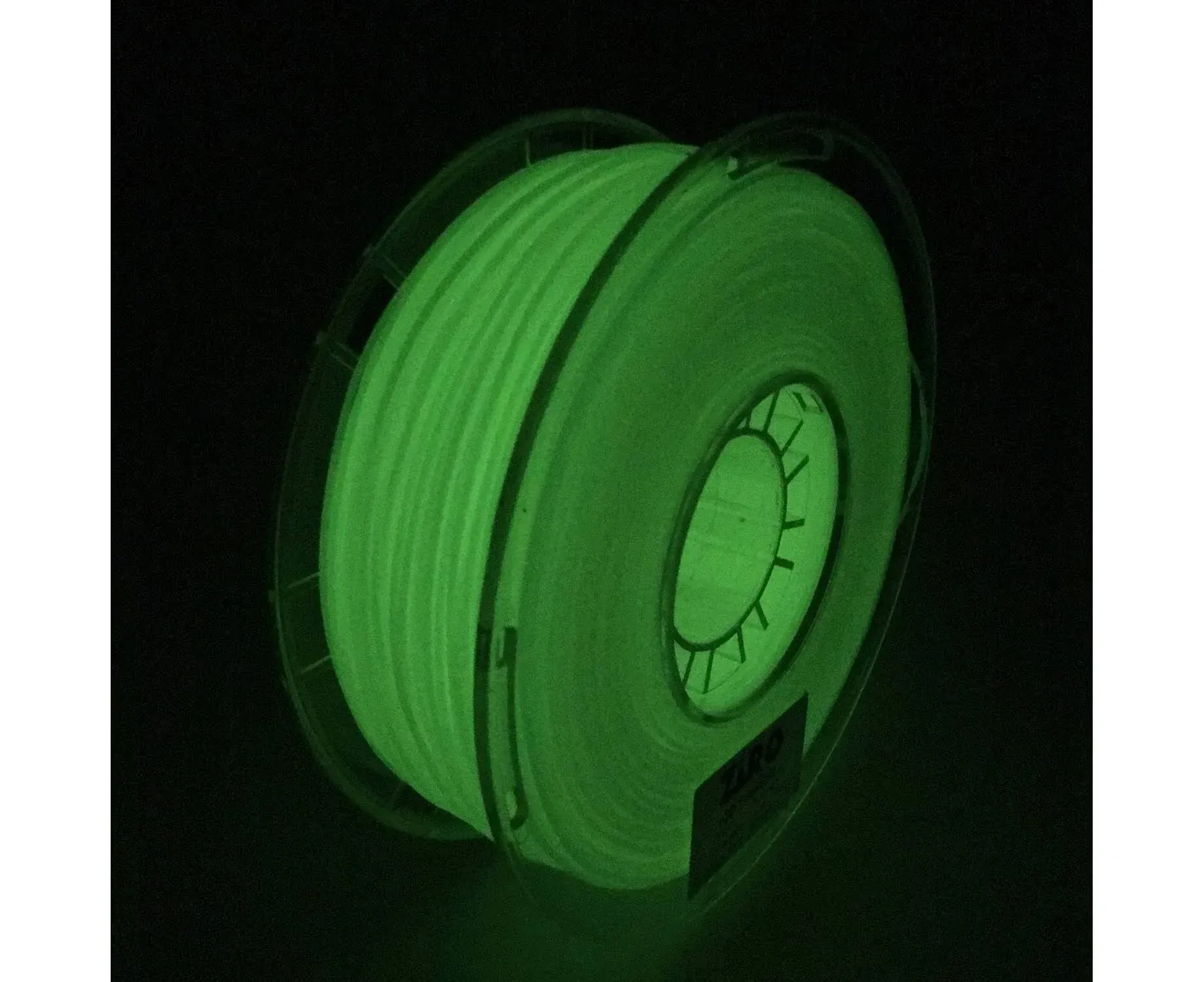 ZIRO PLA Glow Filament 1.75mm, 3D Printer Filament PLA, Glow in The Dark PLA Luminous, Strong Glow Effect 1KG(2.2lbs) Spool, Dimensional Accuracy +/- 0.03mm, Fit Most FDM 3D Printers, Green